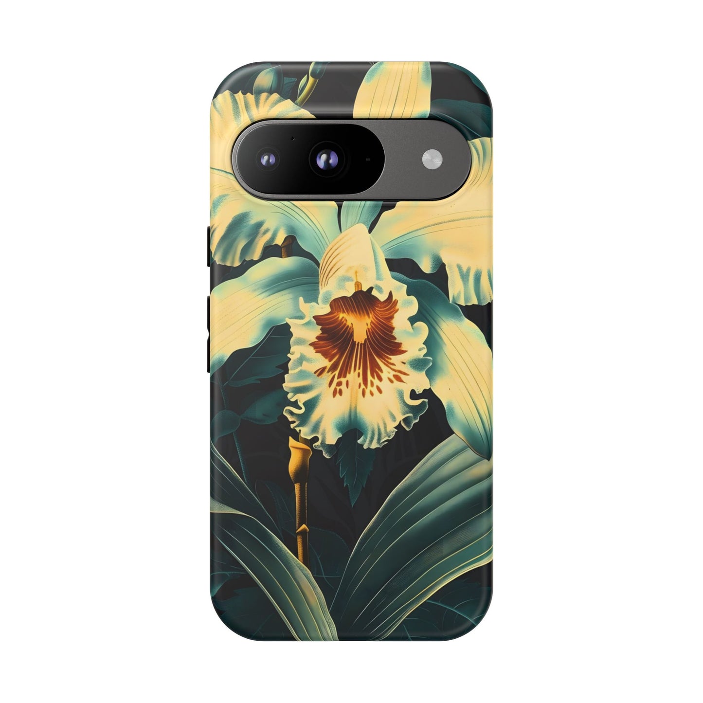 Floral Phone Case - Tough Cases with Orchid Design, Durable Smartphone Cover for Nature Lovers, Floral Gift for Her, Botanical [...]