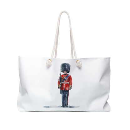 Stylish Weekender Bag with Guard Design, Travel Tote, Beach Bag, Overnight Bag, Gift for Travelers, Weekend Getaway Accessories