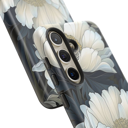 Elegant Floral Phone Case, Floral iPhone Cover, Flower Art Phone Case, Eco-Friendly Mobile Protection, Tough & Stylish Phone Case