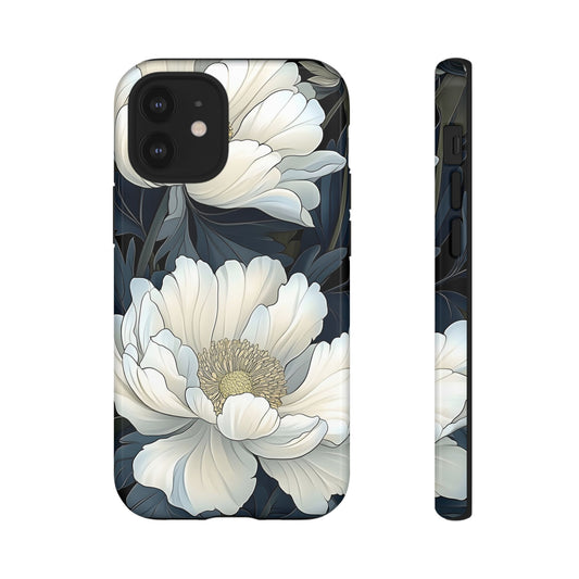 Elegant Floral Phone Case, Floral iPhone Cover, Flower Art Phone Case, Eco-Friendly Mobile Protection, Tough & Stylish Phone Case
