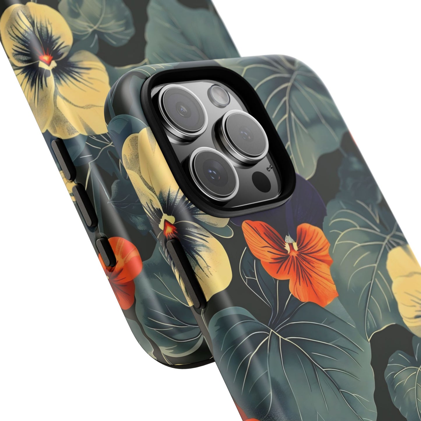 Tough Cases Floral iPhone Case, Tough Phone Cover, Stylish Floral Design, Gift for Her, Summer Vibe, Durable Protective Case