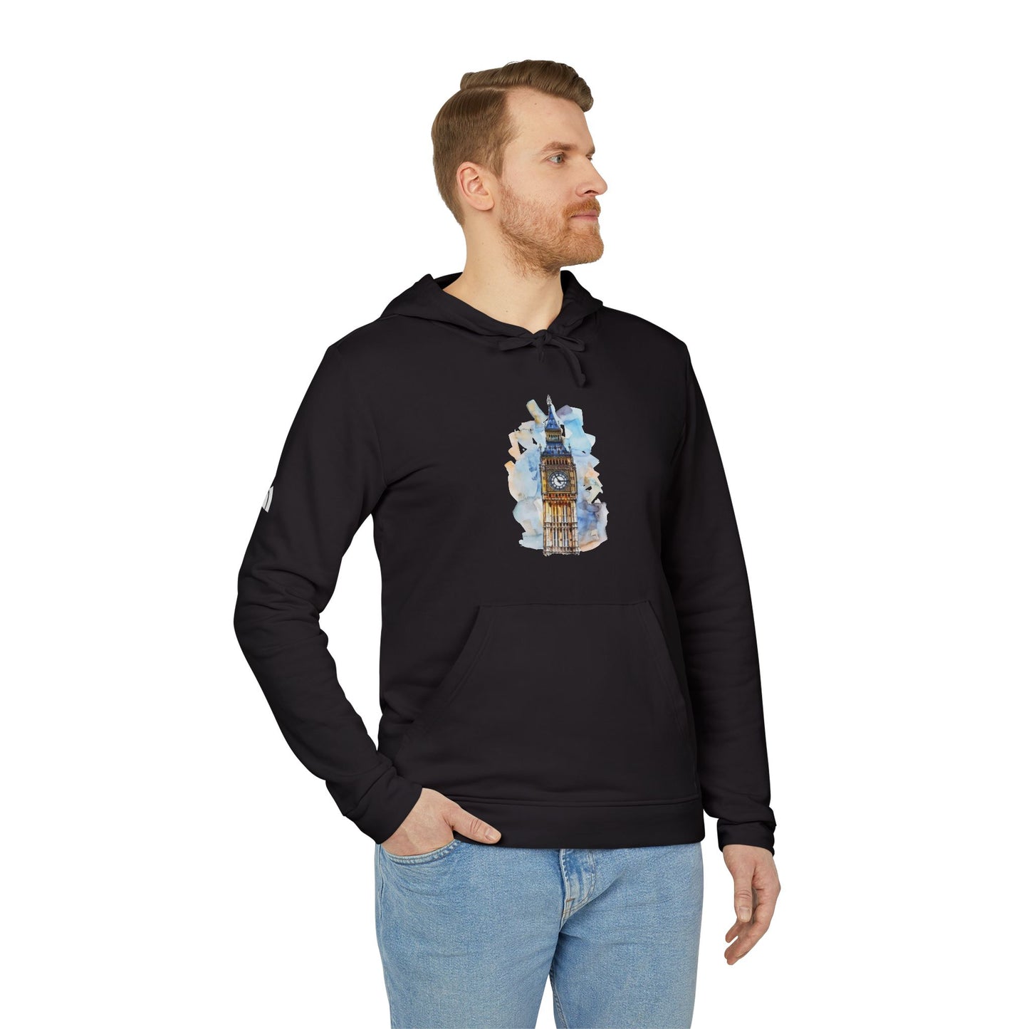 adidas Unisex Fleece Hoodie - Echoes of Time - London’s Big Ben