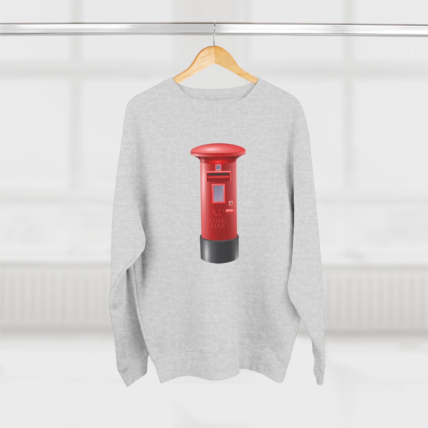 Unisex Crewneck Sweatshirt - Classic UK Royal Mailbox
