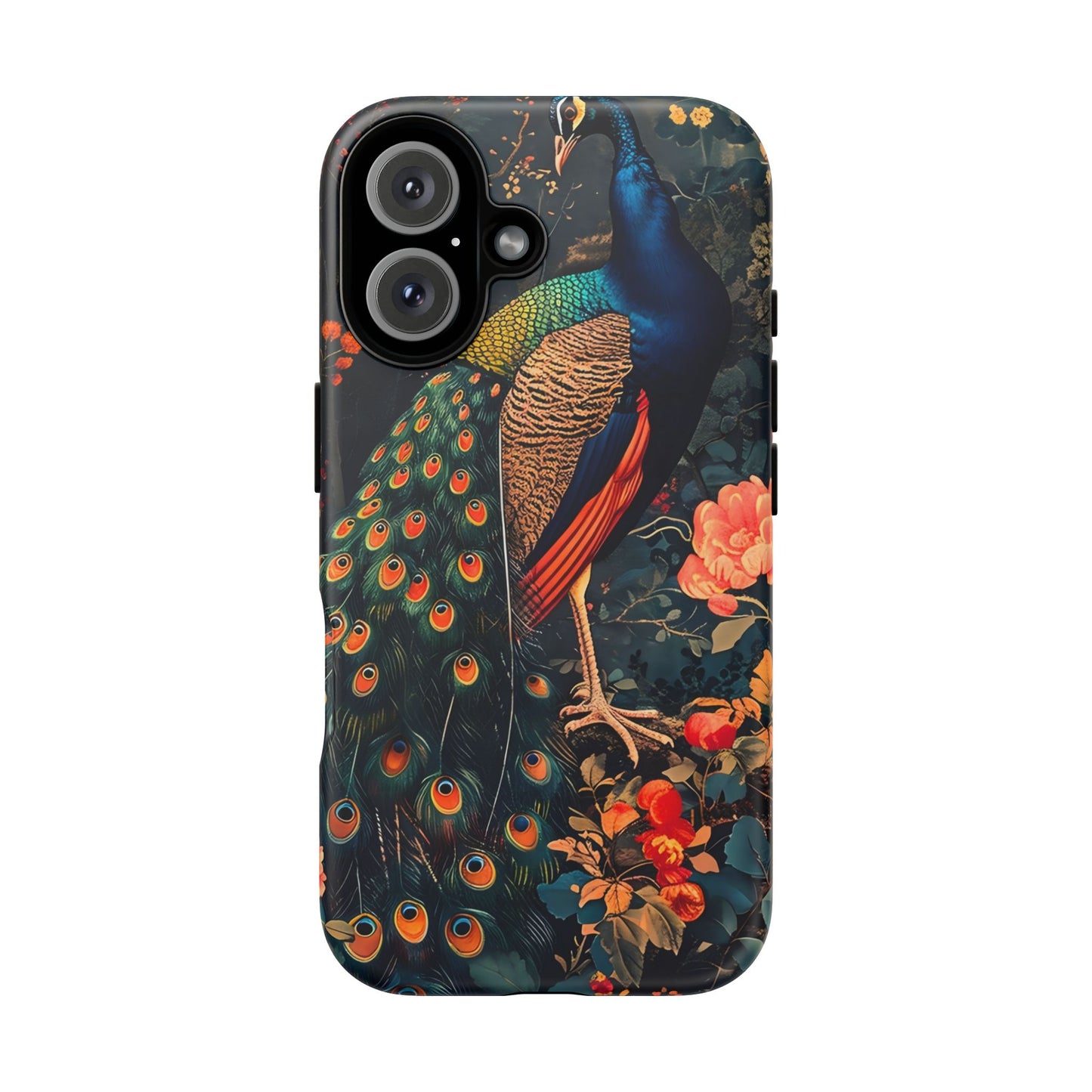 Peacock Phone Case - Artistic Floral Design, Tough Covers for iPhone, Stylish Mobile Accessories, Gift for Nature Lovers, Unique Cell [...]