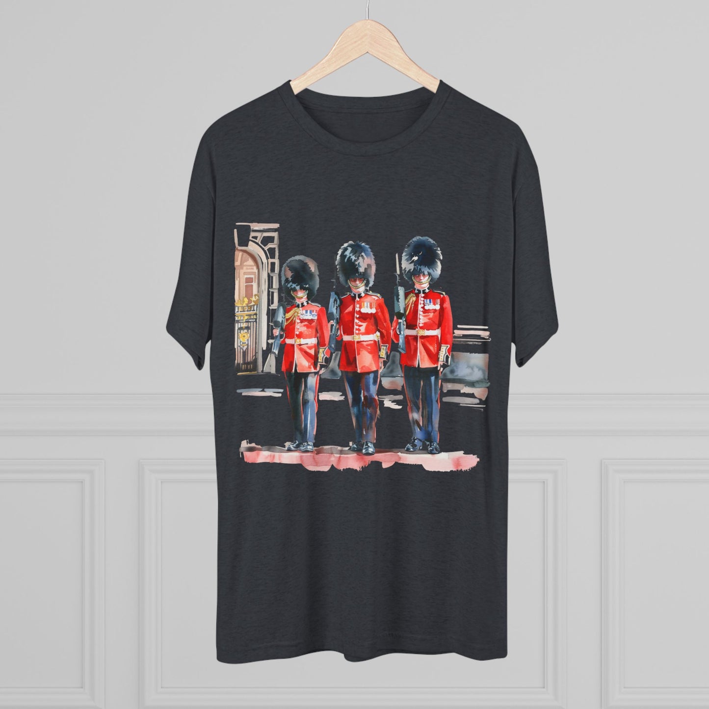 Red Jacket - Bodmin Keep: Cornwall's Army Museum Trendy Unisex Tri-Blend Crew Tee