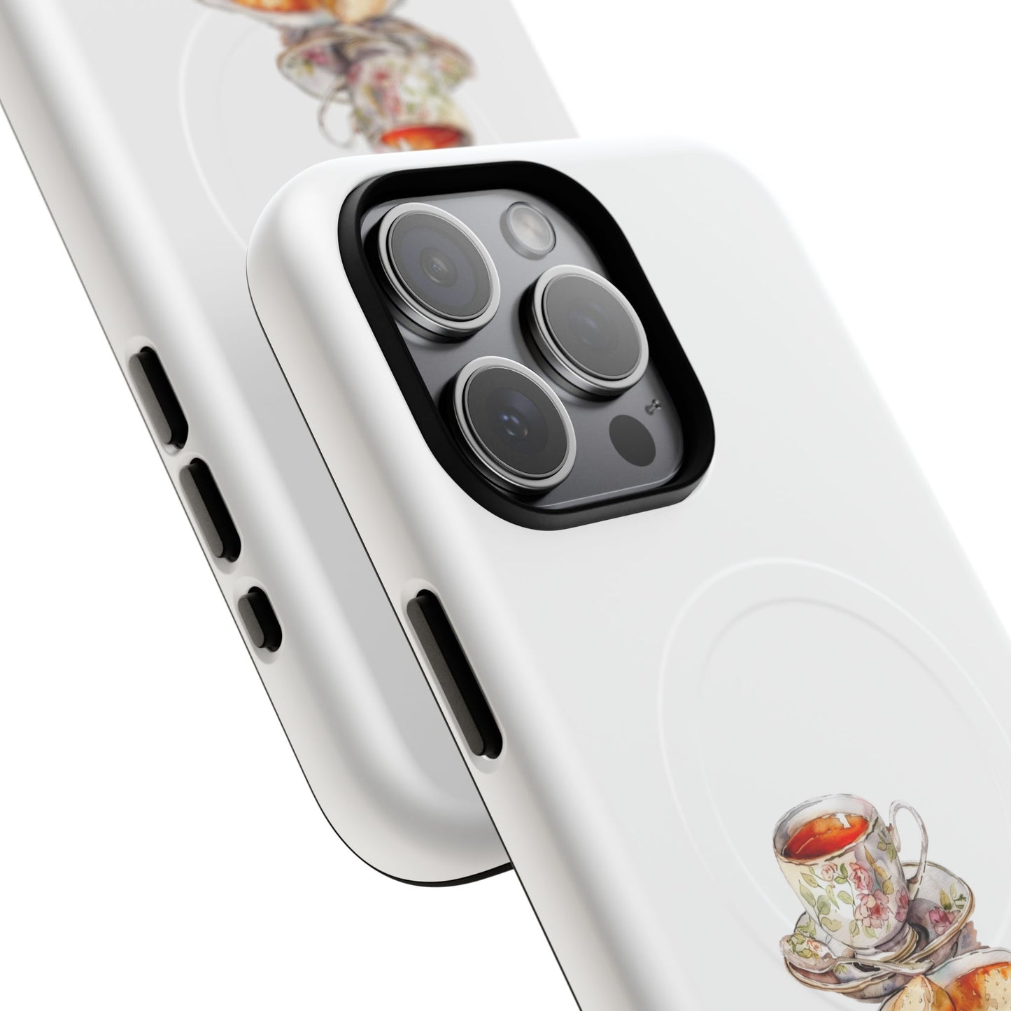 Tough Magnetic Cases with Tea and Biscuit Design - Durable Phone Accessories, Unique Gifts, Stylish Tech Gear, Tea Lover's Must-Have, [...]