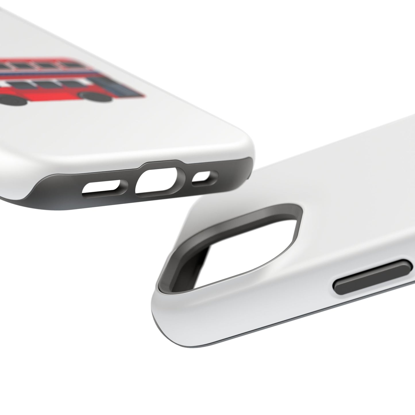 London Bus Magnetic Tough Cases, Phone Cover for Travelers, Gift for Her, Road Trip Accessories, Fun Tech Protection