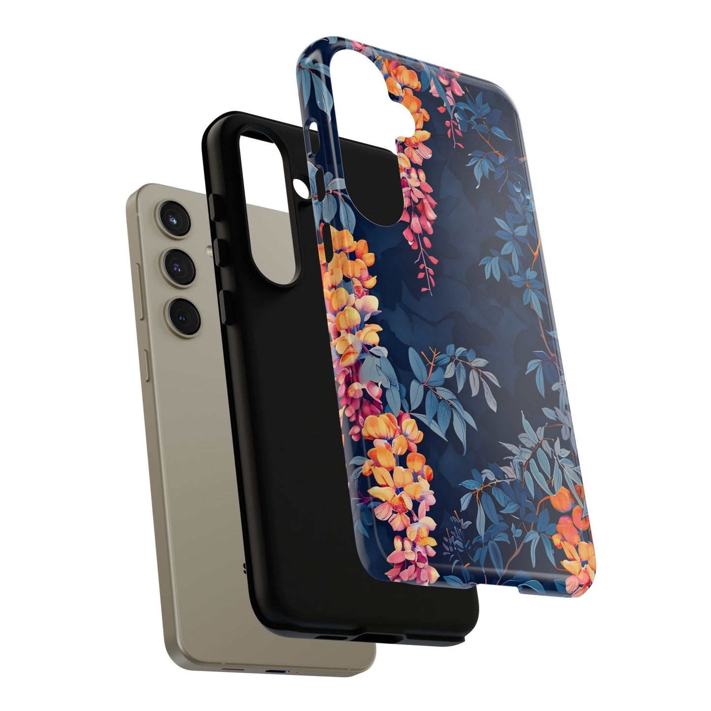 Floral iPhone Case, Tough Phone Cover, Gift for Her, Nature Lover Accessory, Spring Decor, Unique Floral Design