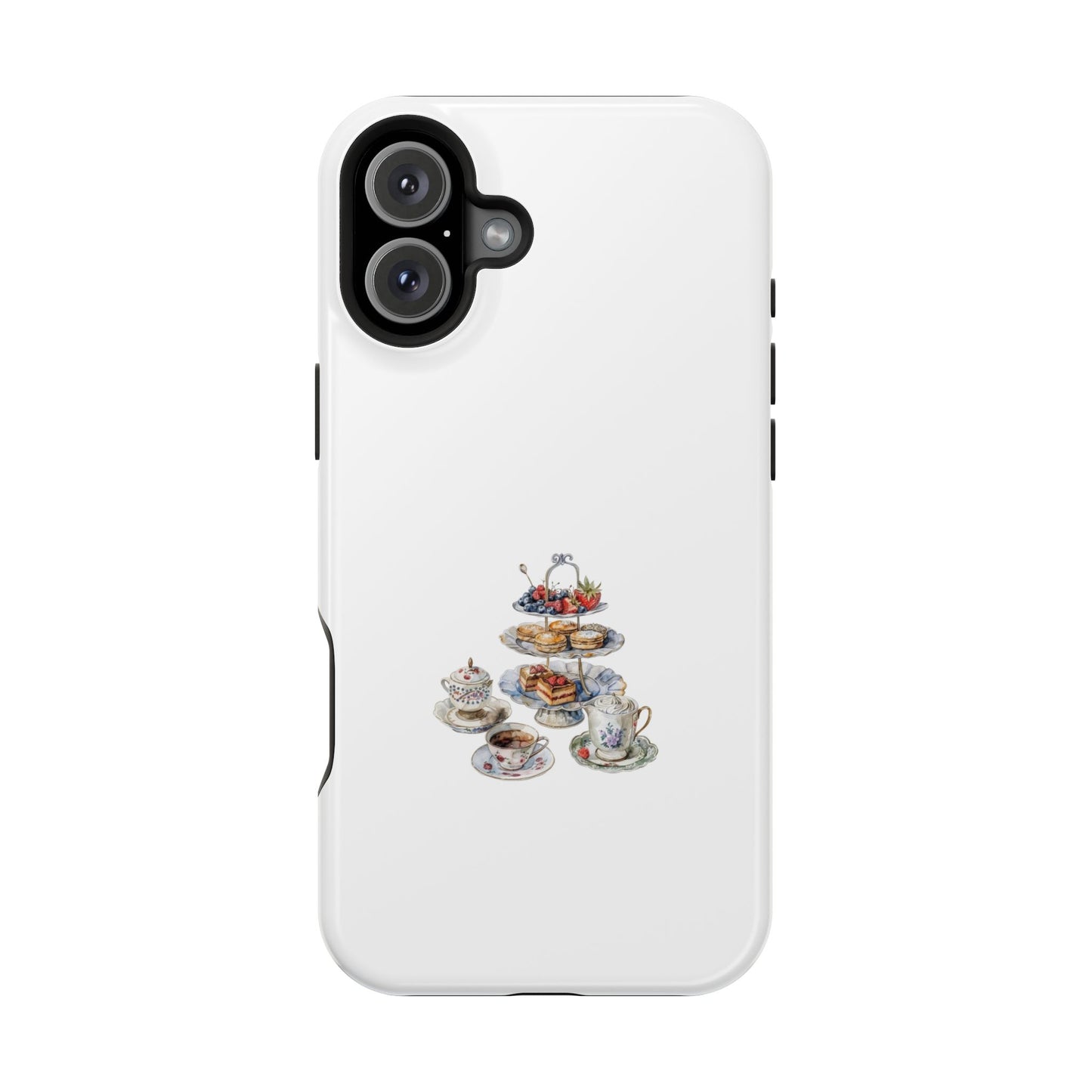 Elegant Tea Party Magnetic Phone Case, Cute Animal Design, Gift for Tea Lovers, Unique Smartphone Accessory, Kitchen Decor