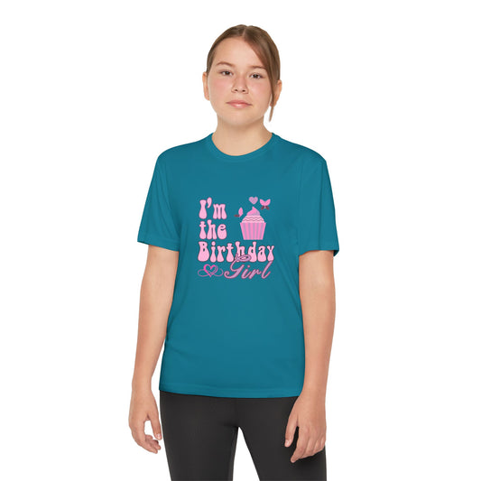 Youth Tee - Cute Birthday Girl Design with Cheetah Print - Fun and Stylish Celebration Shirt