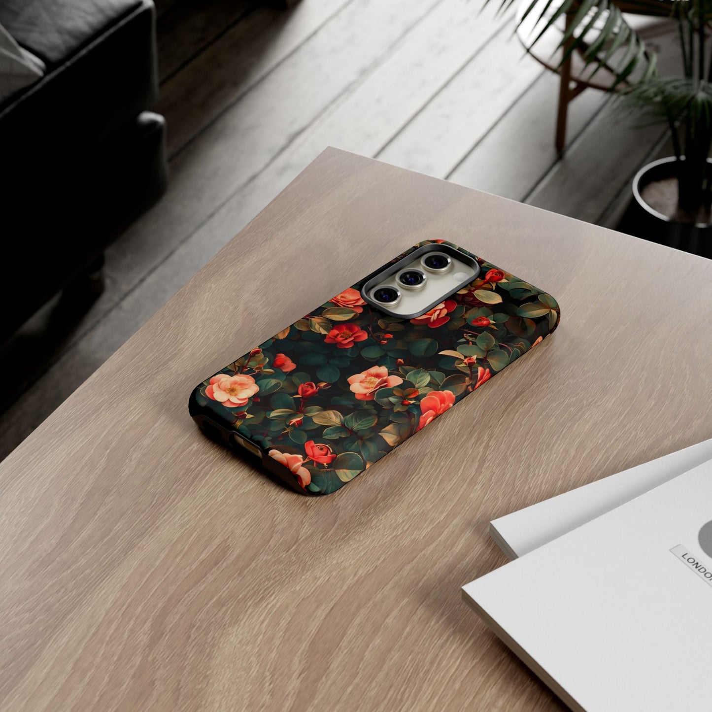 Floral Phone Case - Elegant Floral Design, Tough Protective Case, Perfect Gift for Her, Trendy Phone Accessories, Mother’s Day, Birthday