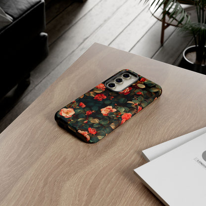 Floral Phone Case - Elegant Floral Design, Tough Protective Case, Perfect Gift for Her, Trendy Phone Accessories, Mother’s Day, Birthday