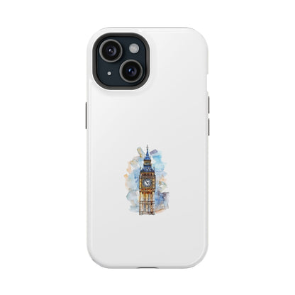 Artistic Magnetic Phone Cases with Iconic Designs, Unique Cell Phone Cover, London Tower Case, Gift for Travelers, Customizable Art Cases