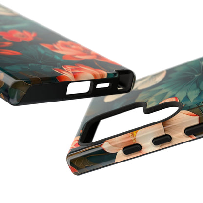 Flower Phone Case, Floral Phone Cover, Tough Case for Floral Lovers, Gift for Her, Stylish Tech Accessories