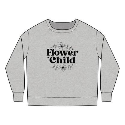 Toddler Sweatshirt - Flower Child SVG PNG Design - Cozy Kids Apparel for Free Spirits