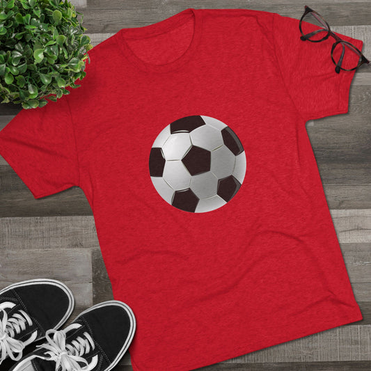 Dynamic Football Design - Sports Passion and Energy Unisex Tri-Blend Crew Tee