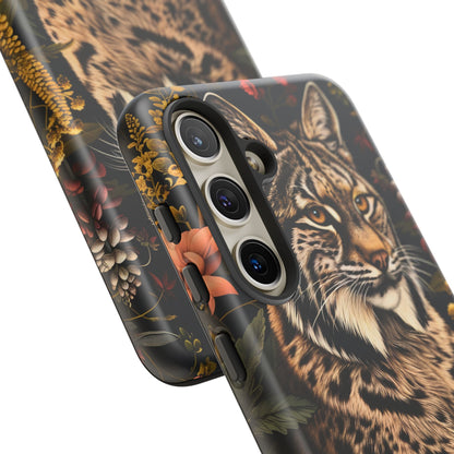 Wildlife Phone Case with Lynx Design, Tough Cases, Animal Lovers Gift, Nature Inspired Accessories, Unique Tech Protection