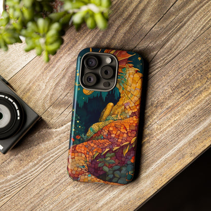 Dragon Art Phone Case, Tough Phone Cover, Fantasy Gift, Unique Mobile Accessory, Dragon Lover Gift, Stylish Protection