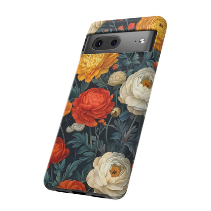 Floral Tough Case for Phones | Durable Floral Phone Cover, Boho Chic, Unique Gift for Her, Phone Protection, Flower Design