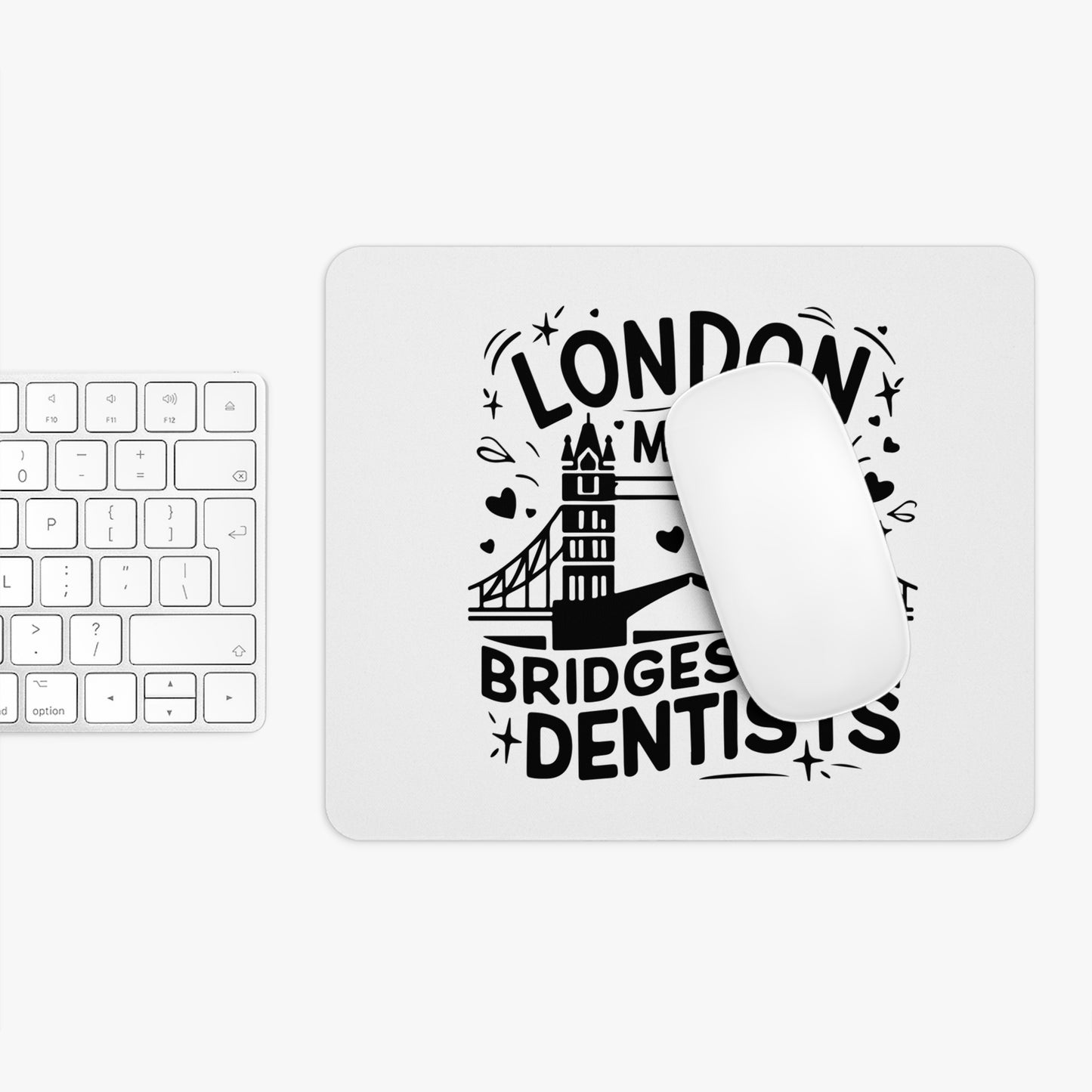 London-Inspired Mouse Pad, Quirky Office Decor, Gift for London Lovers, Fun Workstation Accessory, Travel Enthusiast Gift