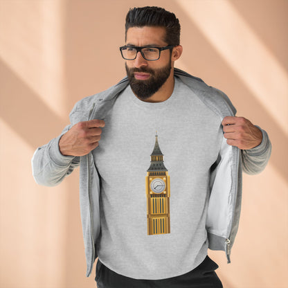 Unisex Crewneck Sweatshirt - Iconic Big Ben Clock Tower