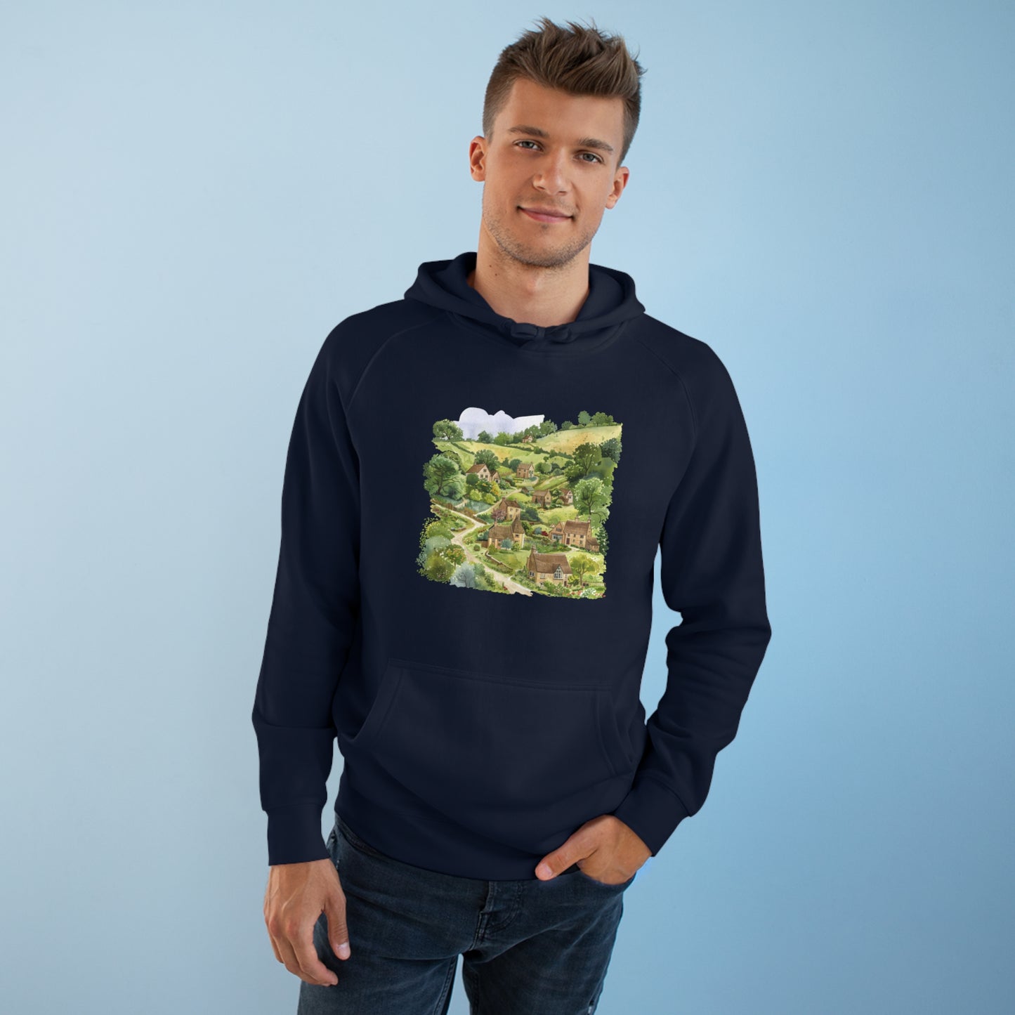 Unisex Hoodie - British Culture and Natural Beauty