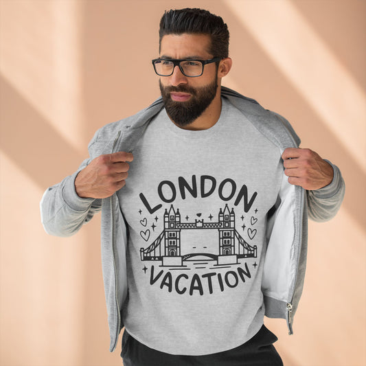 Unisex Crewneck Sweatshirt - London's Relaxing Vacation