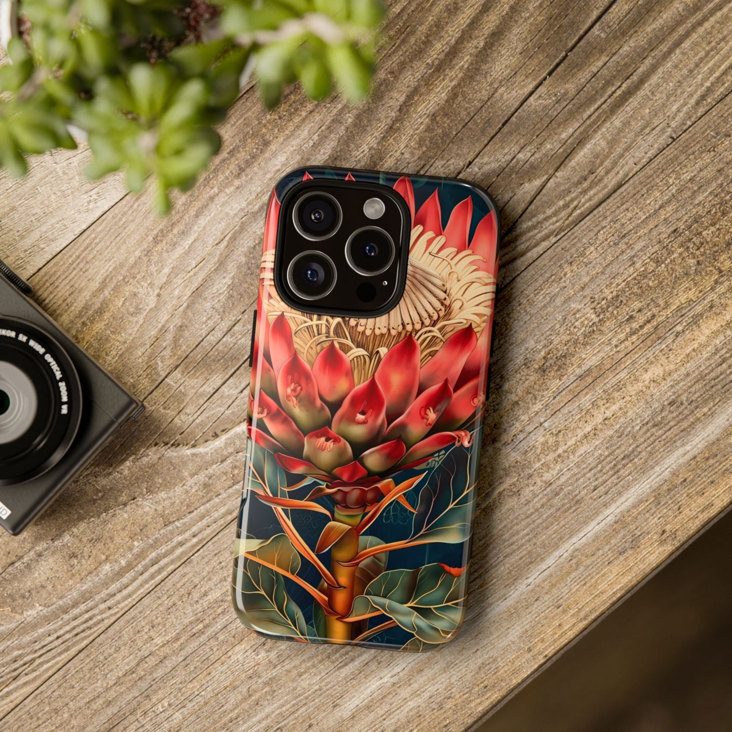 Tough Cases: Vibrant Floral Phone Case, Tough Phone Covers, Floral Art Cases, Nature Design Accessories, Gift for Nature Lovers