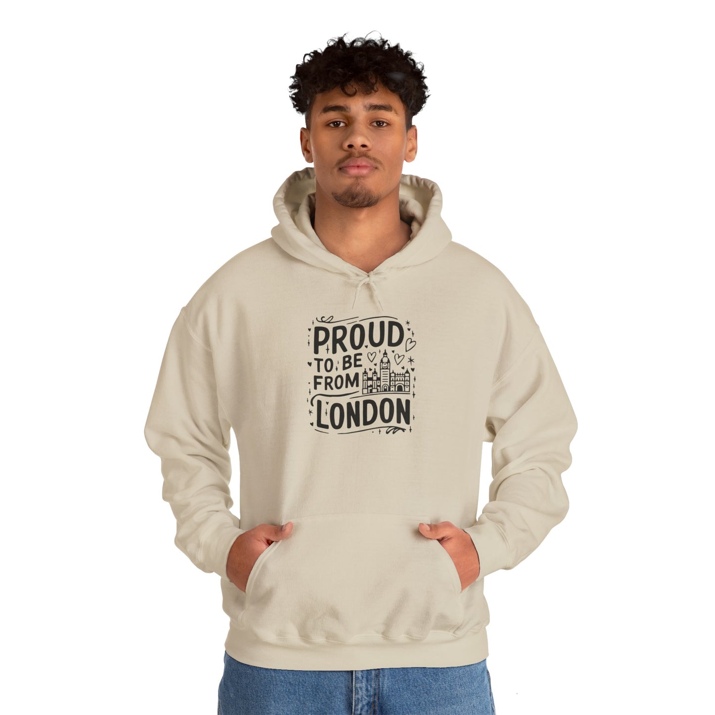Unisex Heavy Blend™ Hooded Sweatshirt - Proud to Be from London