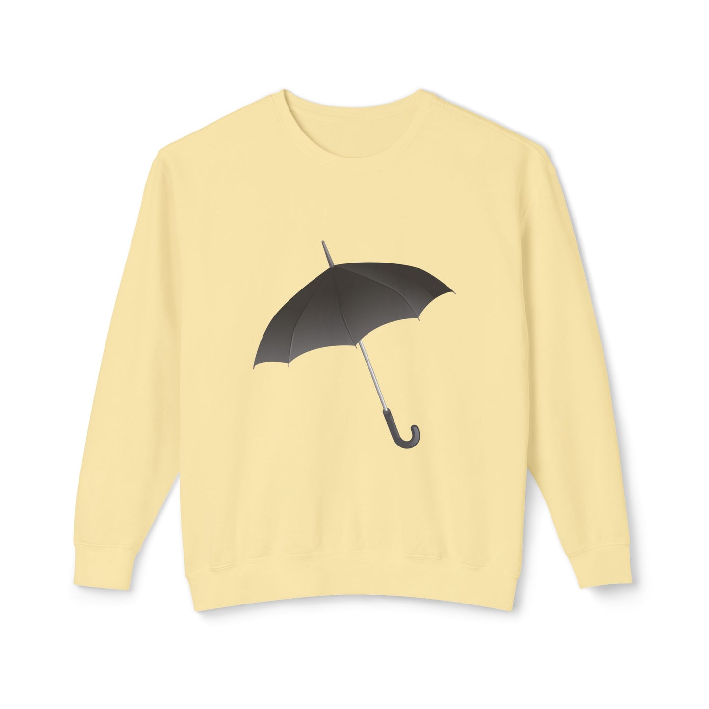Unisex Lightweight Crewneck Sweatshirt - British Adorable Umbrella