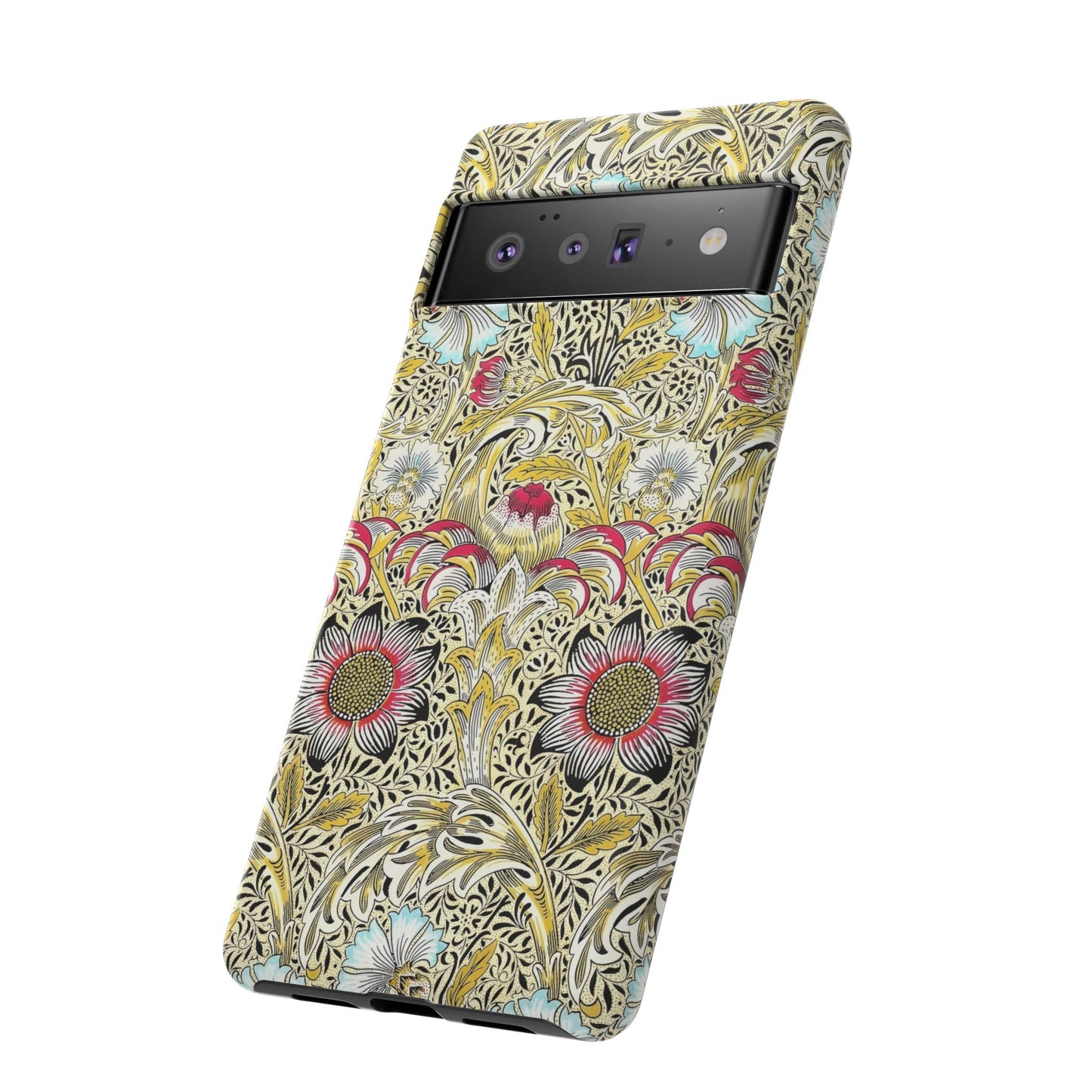 Floral Phone Case - Tough Cases, Floral Design, Stylish, Protective, Unique Gift for Her, Phone Accessories