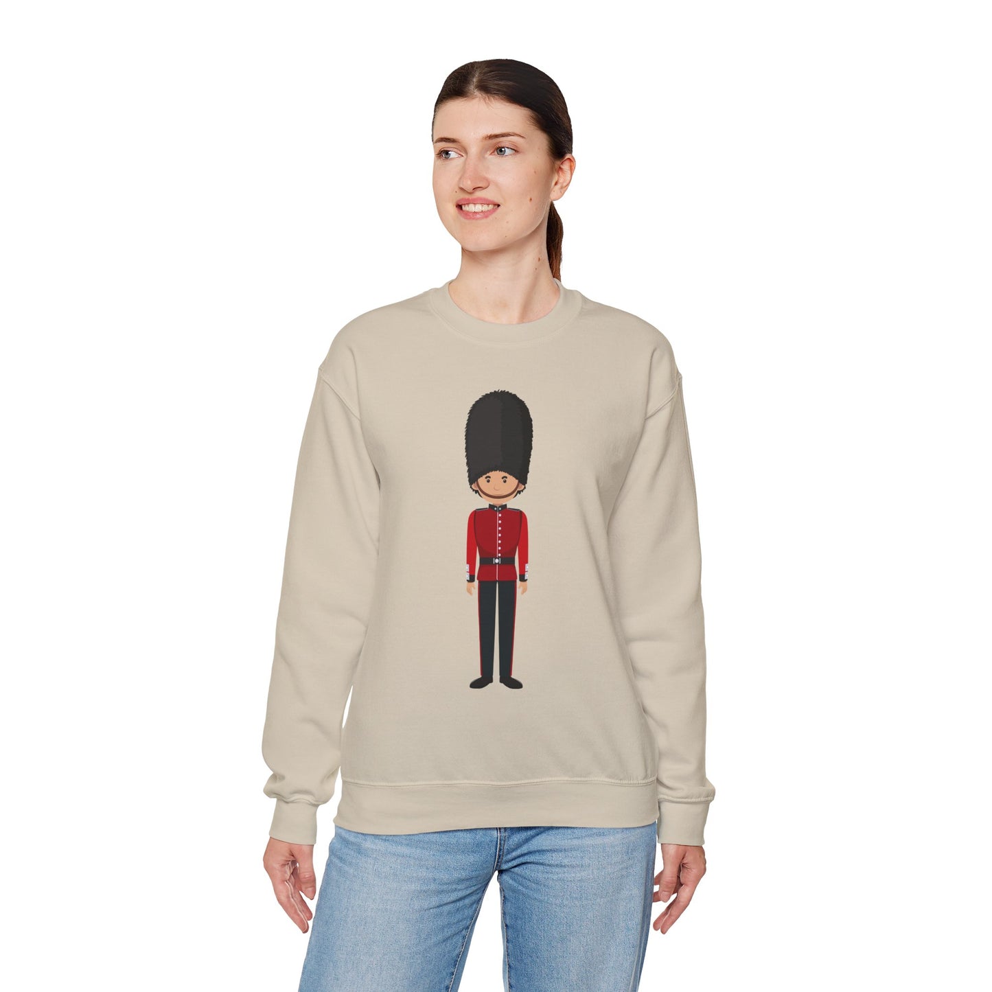 Unisex Heavy Blend™ Crewneck Sweatshirt - Historic and Iconic - The British Soldier in Red