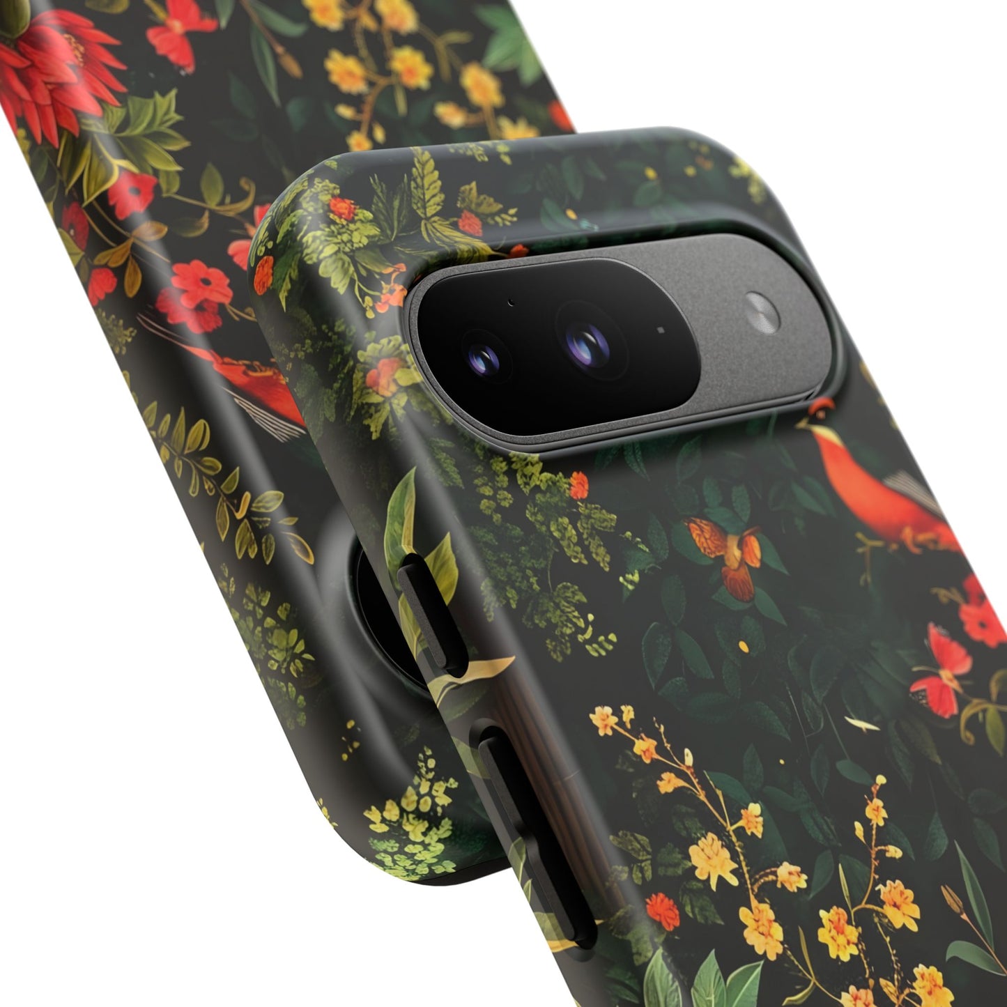 Floral Tough Phone Case, Nature-Inspired Design, Ideal for Garden Lovers, Gift for Birthdays, Christmas, Eco-Friendly Accessory