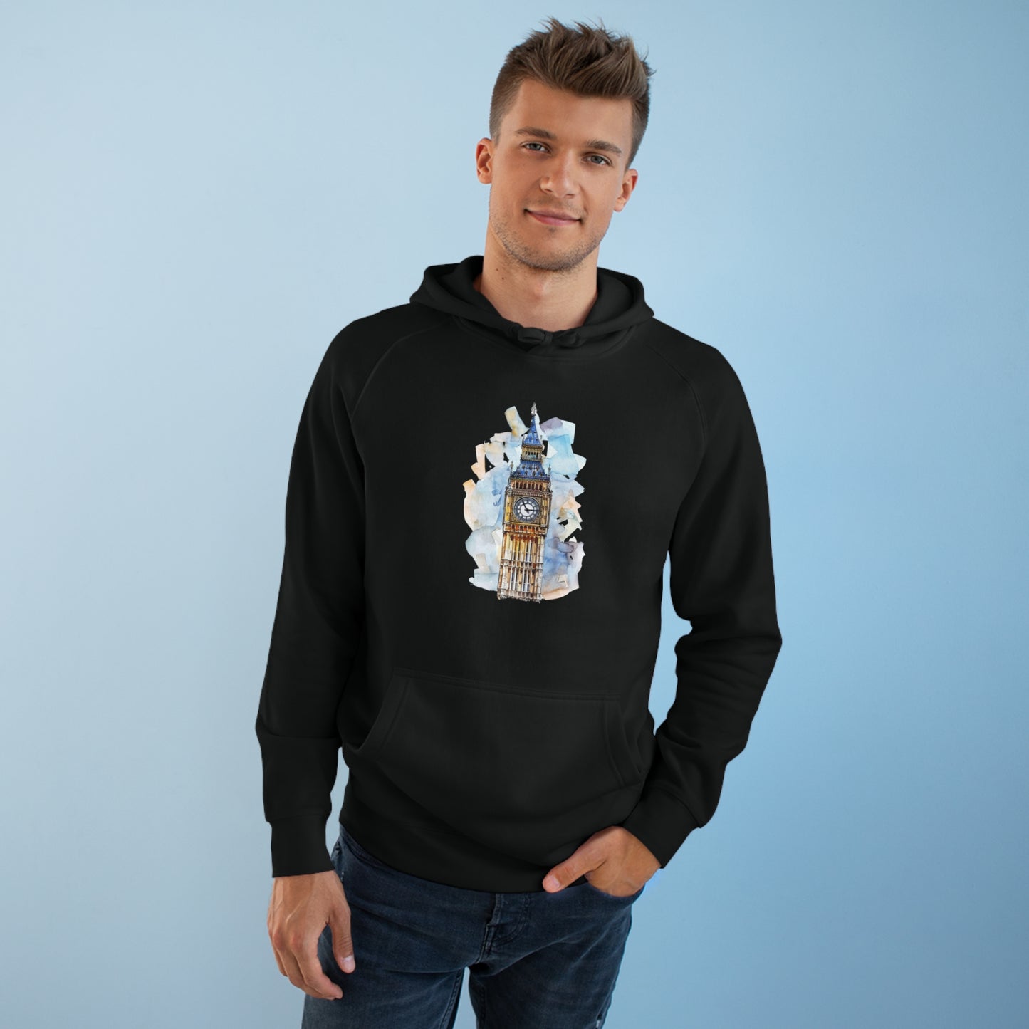 Unisex Hoodie - Big Ben Tower - London’s Signature Sight