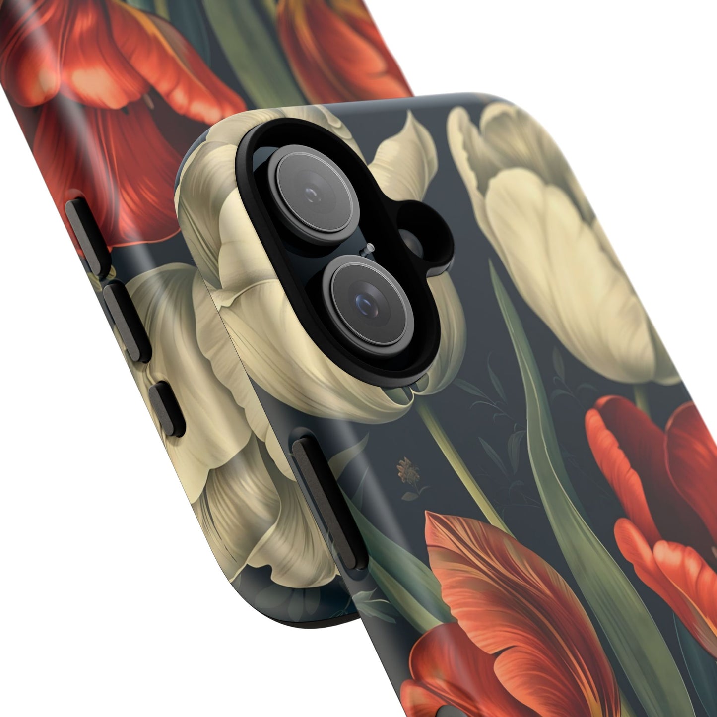 White Flower Tough Cases