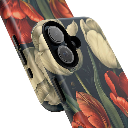 White Flower Tough Cases