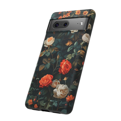 Floral Phone Case | Tough Cases with Elegant Design | Gift for Her, Mother's Day, Birthdays, Personalized, Trendy Tech Accessories