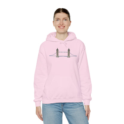 Unisex Heavy Blend™ Hooded Sweatshirt - Tower Bridge - Iconic London Landmark