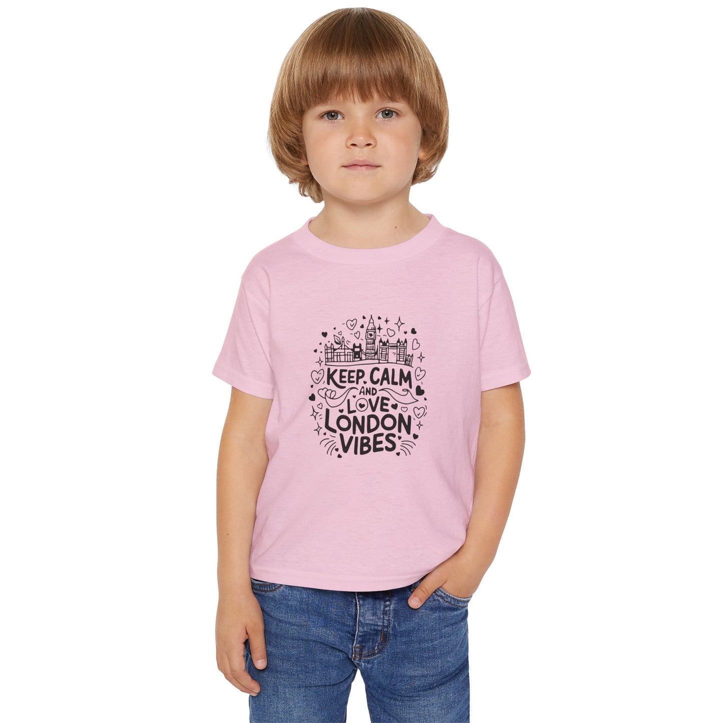 Toddler T-Shirt - Keep calm and love London vibes