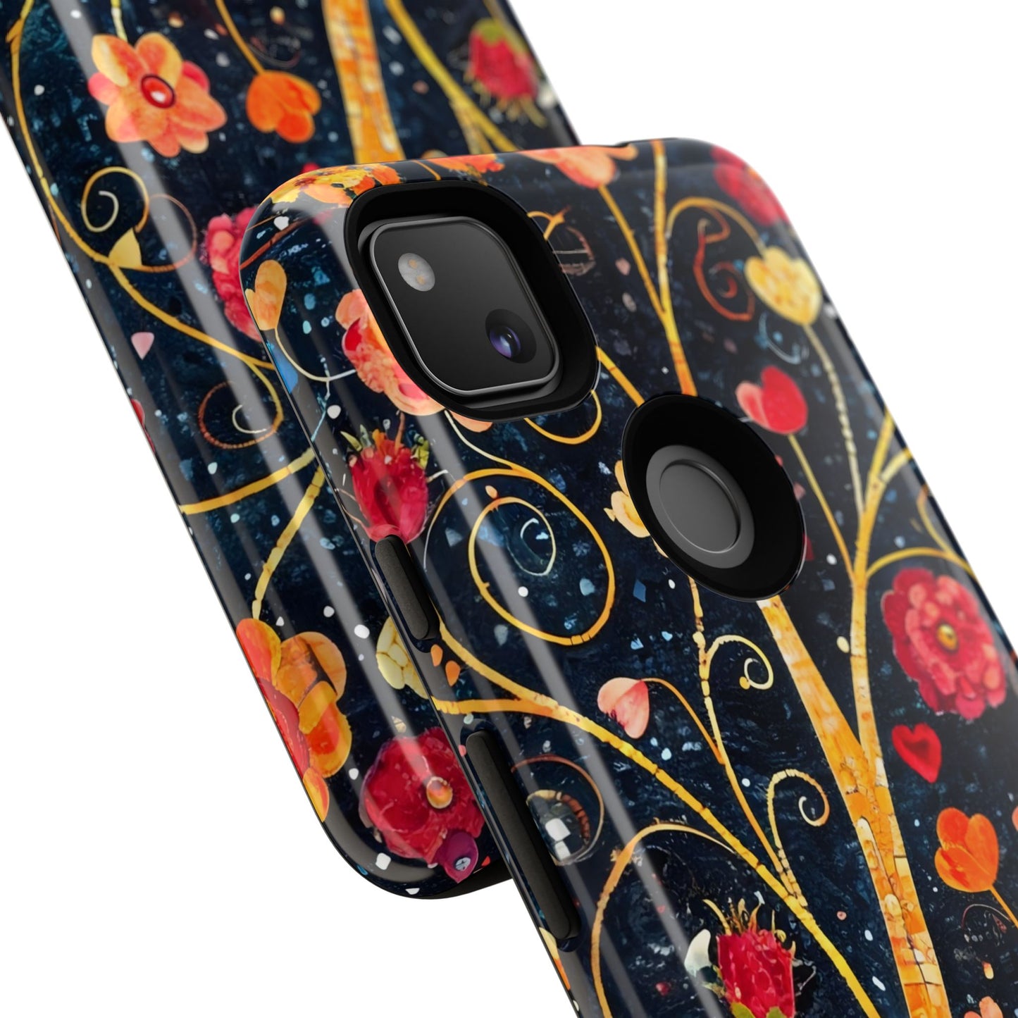 Floral Phone Case - Tough Cases | Vibrant Design for Nature Lovers, Gift for Her, Stylish Protection, Spring Decor, Customizable