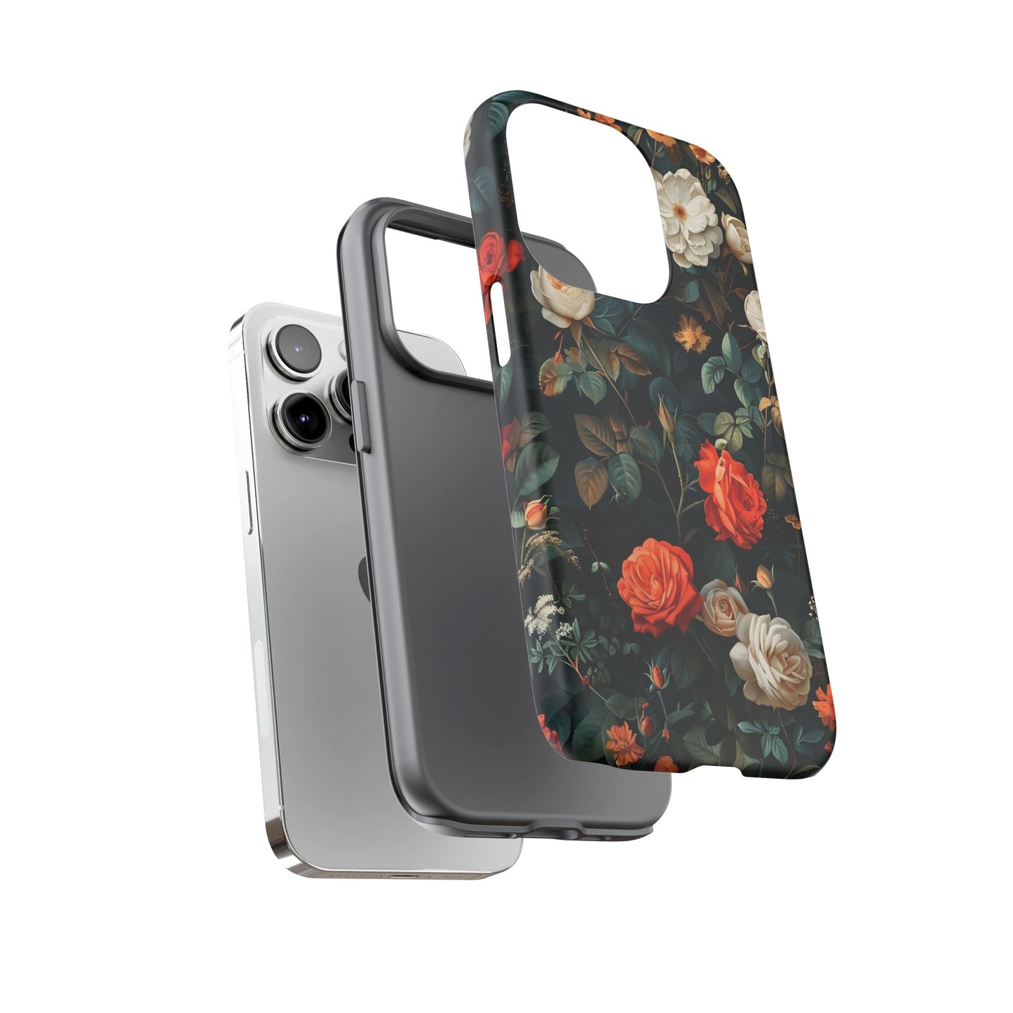 Floral Phone Case | Tough Cases with Elegant Design | Gift for Her, Mother's Day, Birthdays, Personalized, Trendy Tech Accessories