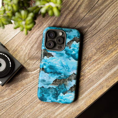 Mountain Wave Phone Case - Adventure Gear, Outdoor Gifts, Stylish Cases, Trendy Accessories, Nature Lovers