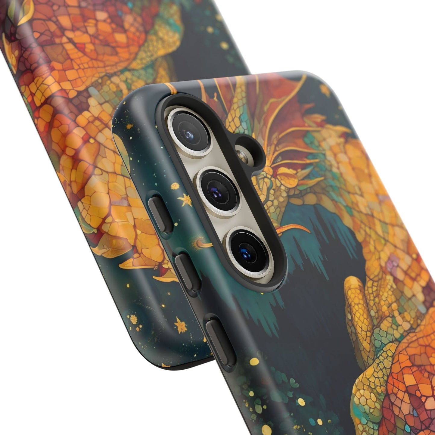 Dragon Art Phone Case, Tough Phone Cover, Fantasy Gift, Unique Mobile Accessory, Dragon Lover Gift, Stylish Protection