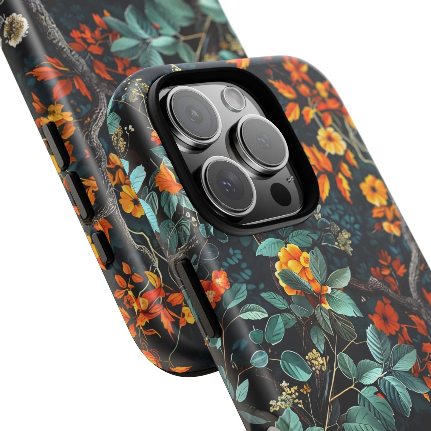 Floral Phone Case | Tough Cases, Protective Cover, Gift for Her, Autumn Vibes, Floral Phone Accessory, Unique Design
