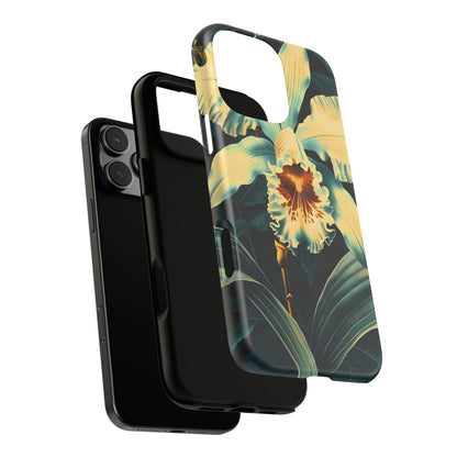 Floral Phone Case - Tough Cases with Orchid Design, Durable Smartphone Cover for Nature Lovers, Floral Gift for Her, Botanical [...]