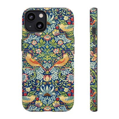 Floral Phone Case | Tough Cases, Stylish Protection, Unique Gift, Eco-Friendly, Floral Pattern, Bird Design