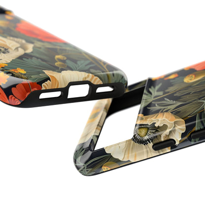 Floral Phone Case - Tough Cases with Vibrant Garden Design, Phone Accessory, Gift for Her, Spring Style, Nature Lover