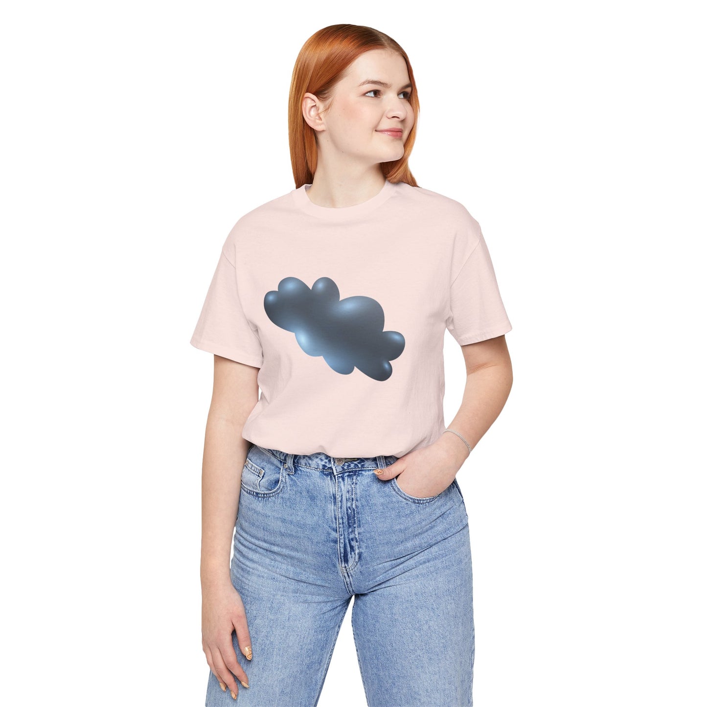 Unisex Jersey Short Sleeve Tee - Serene Cloudscape - Dreamy Cloud