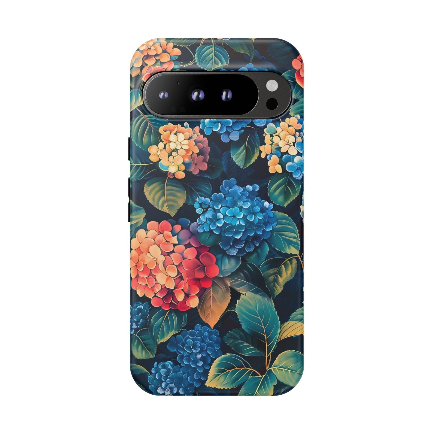 Floral Phone Case, Stylish Tough Case for Gardener Gift, Flower Lover Accessory, Pretty Floral Design, Protective Case