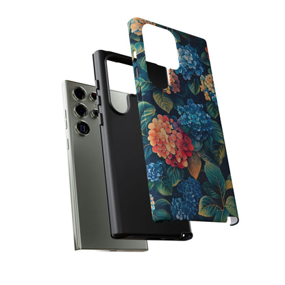 Floral Phone Case, Stylish Tough Case for Gardener Gift, Flower Lover Accessory, Pretty Floral Design, Protective Case